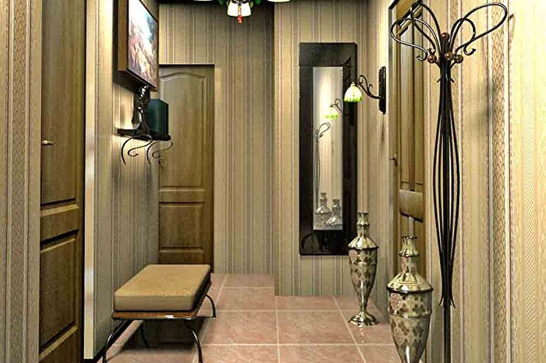 Floor hangers for clothes - photo