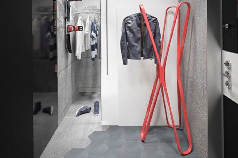 Floor hangers for clothes - photo