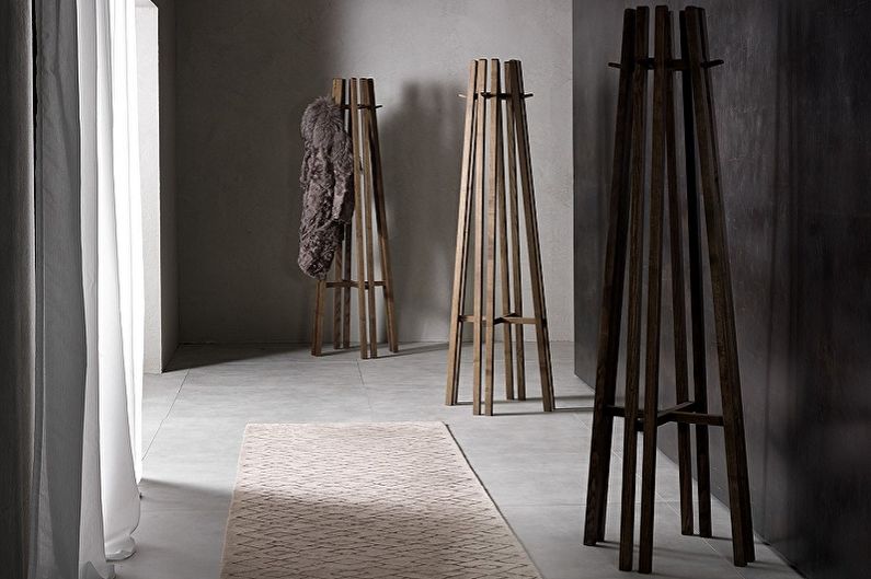 Floor hangers for clothes - photo