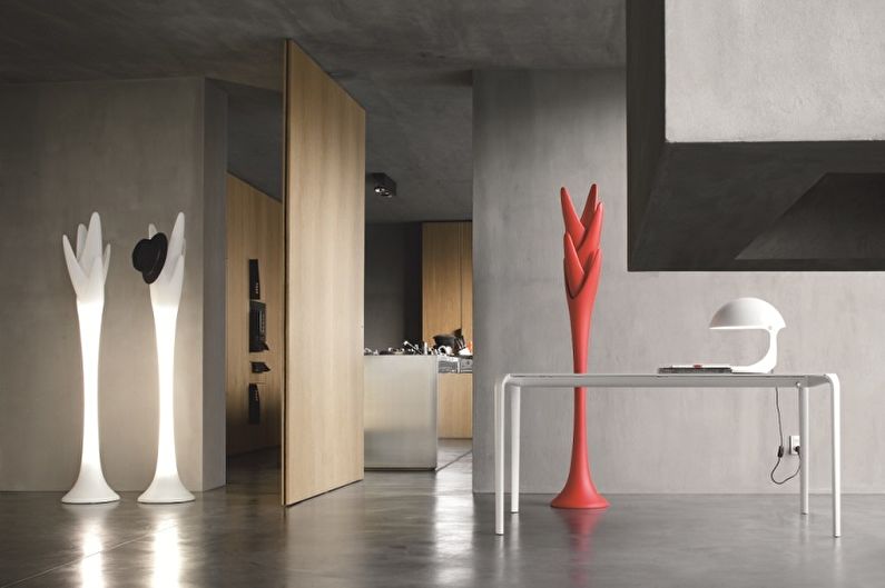 Floor hangers for clothes - photo