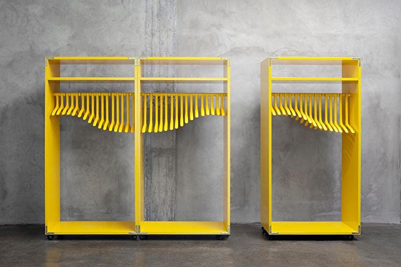 Floor hangers for clothes - photo