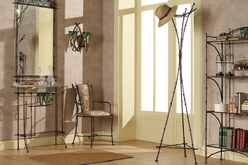 Floor hangers for clothes - photo