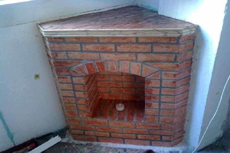 Making a fake fireplace frame with your own hands - Foam foam foam