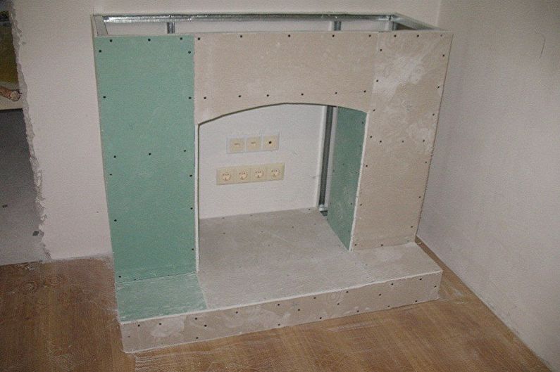 Do-it-yourself fake-frame construction - Drywall fake