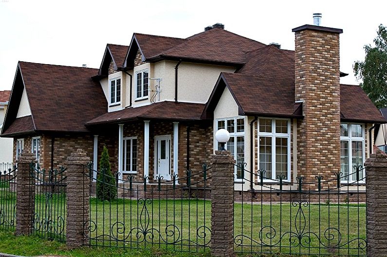 Stone siding (65 photos): views, beautiful ideas