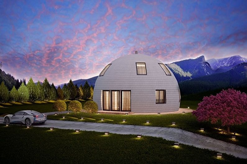 Dome houses (80 photos): projects and ideas