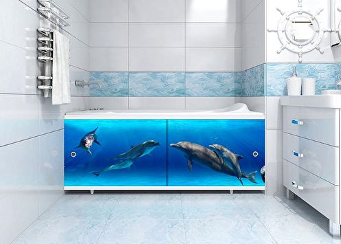Screen for a bath: how to do it yourself (photo)