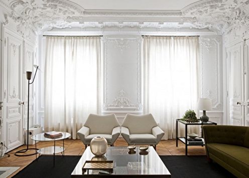 Stucco molding from polyurethane: 80 photos and ideas