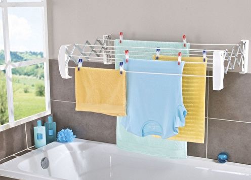 Wall-mounted clothes dryers: types and ideas