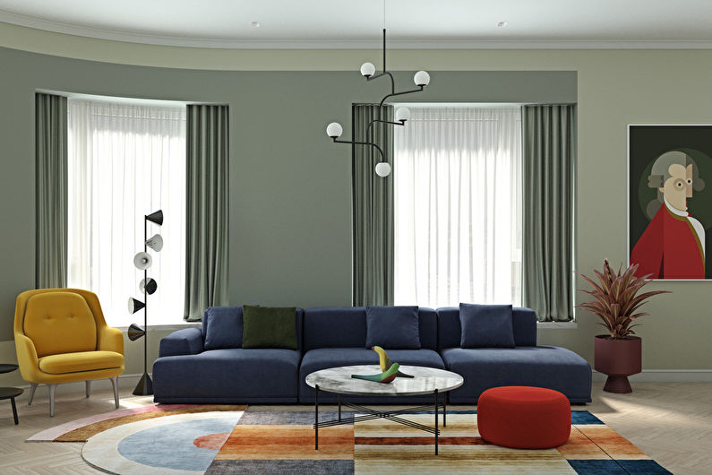 Living Room Сolored living room - photo 2
