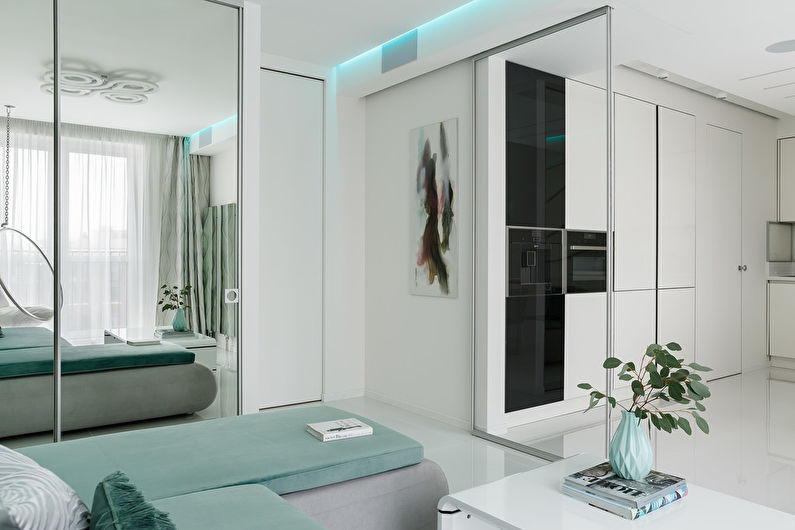 Living room design 16 sq.m. - photo 4