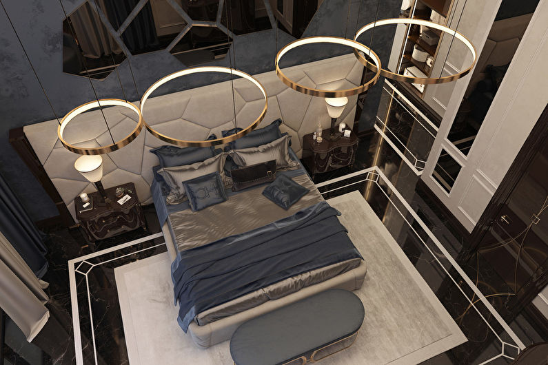 Design project of the bedroom Blueberry Dreams - photo 5