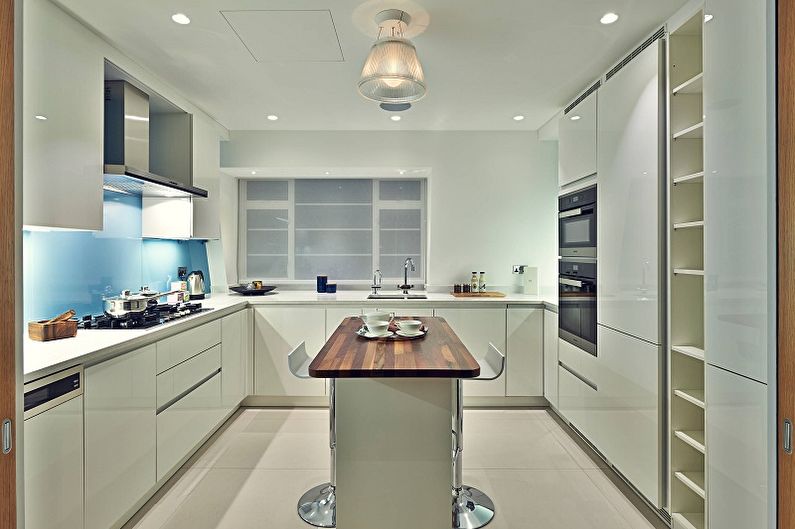 Kitchen interior design 13 sq.m. - Photo