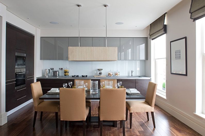 Kitchen interior design 13 sq.m. - Photo