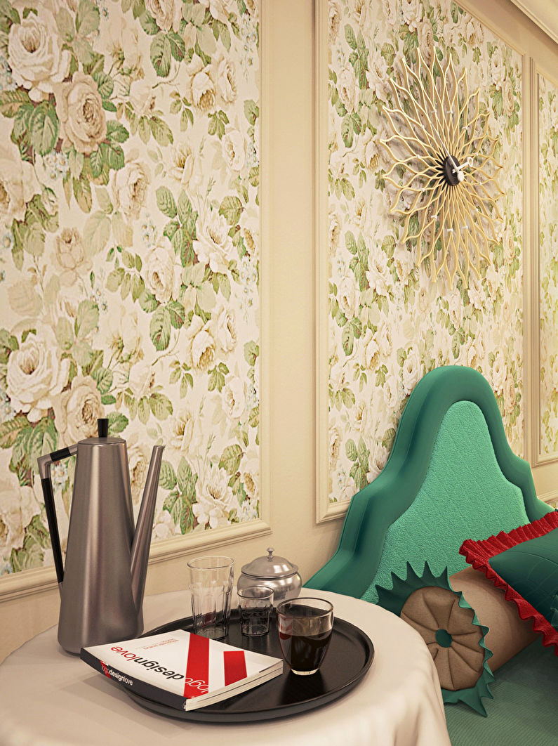 Design project of the bedroom “Scottish Rose” - photo 4