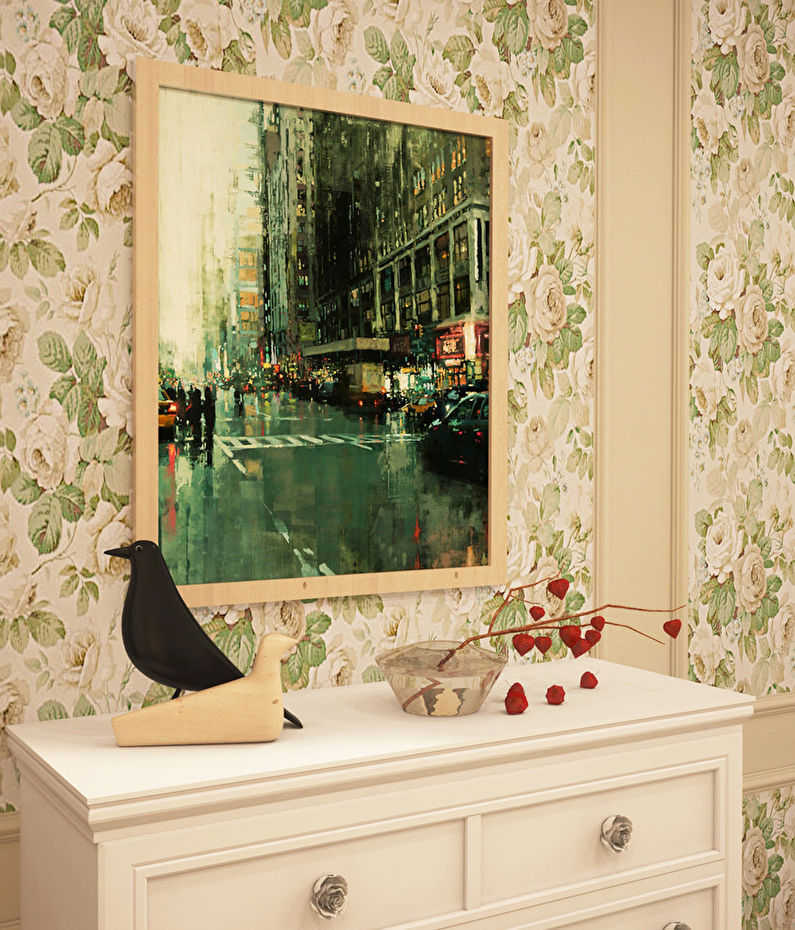 Design project of the bedroom “Scottish Rose” - photo 5