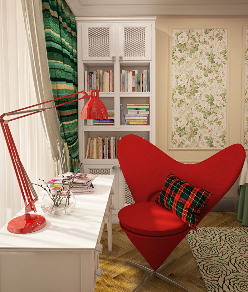 Design project of the bedroom “Scottish Rose” - photo 6