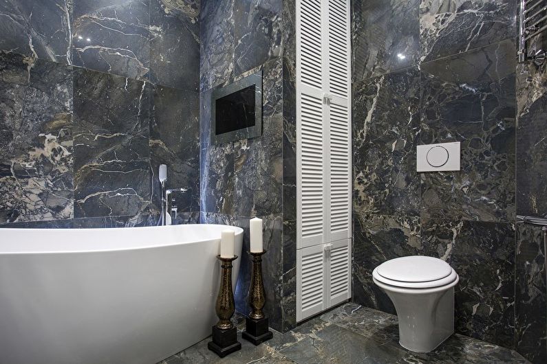 Neoclassical style bathroom interior design - photo