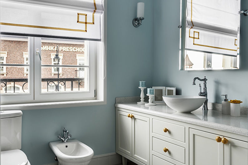 Neoclassical style bathroom interior design - photo