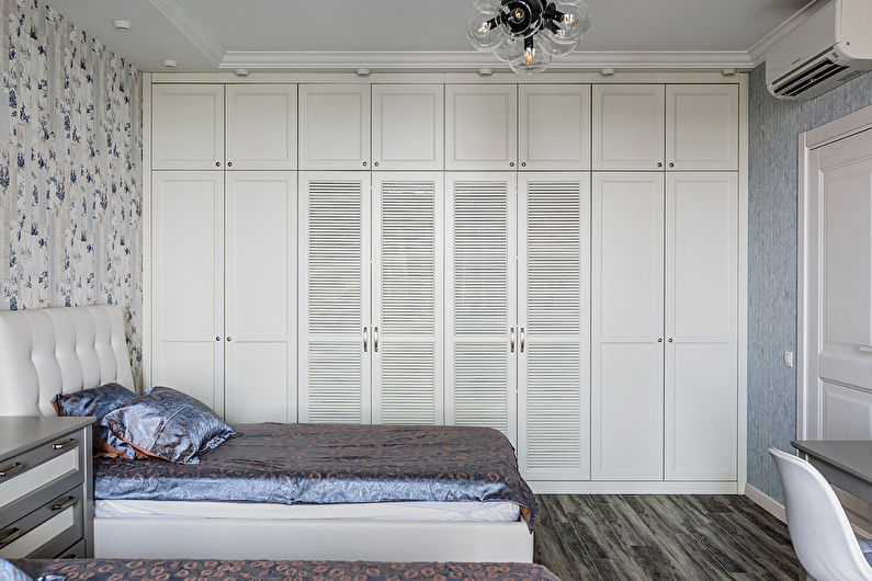 Interior design of a children's room in the neoclassical style - photo
