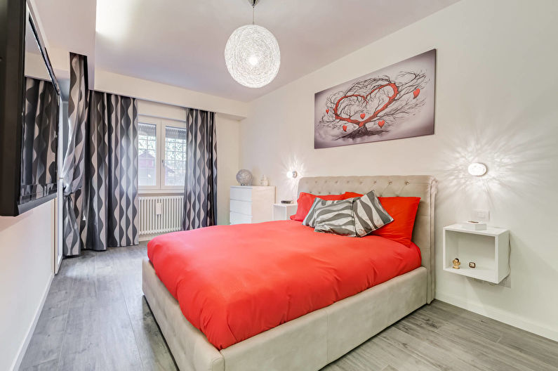 Bedroom 10 sqm in a modern style - Interior Design