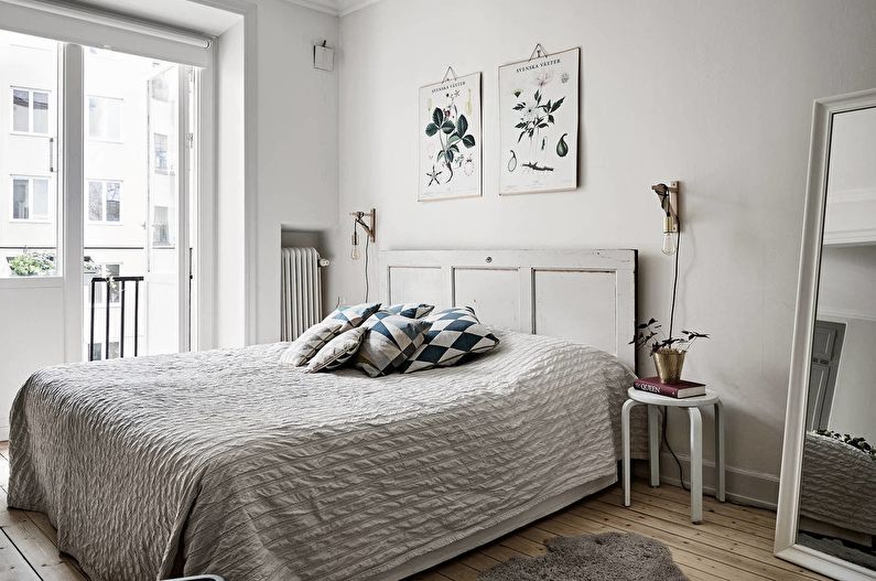 The interior design of the bedroom is 10 sq.m. - Photo