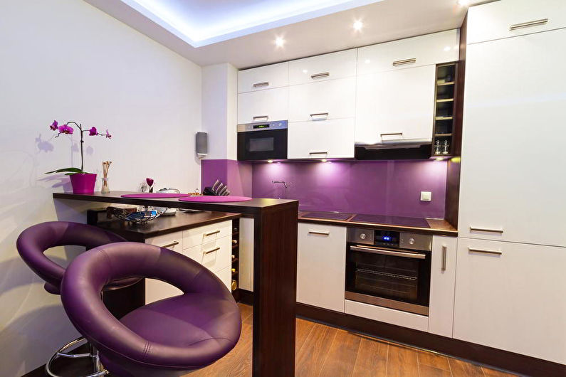 Kitchen design 10 sq.m. - Lighting