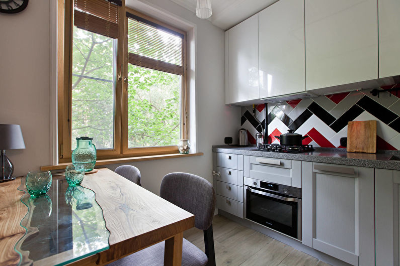 Kitchen interior design 10 sq.m. - Photo