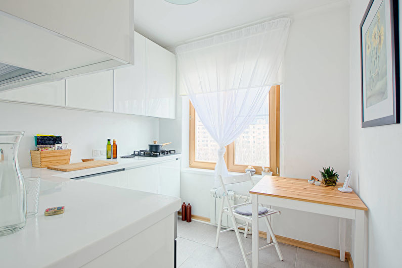 Kitchen interior design 10 sq.m. - Photo