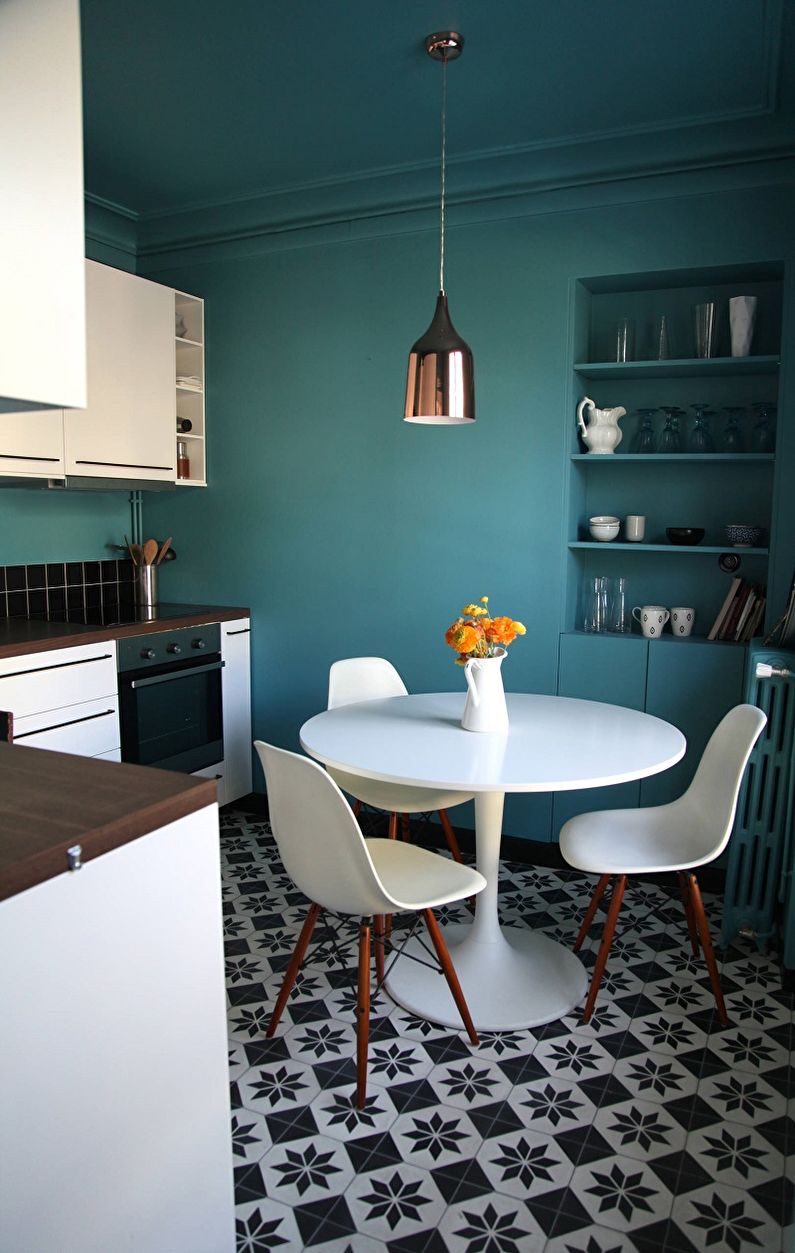 Kitchen interior design 10 sq.m. - Photo