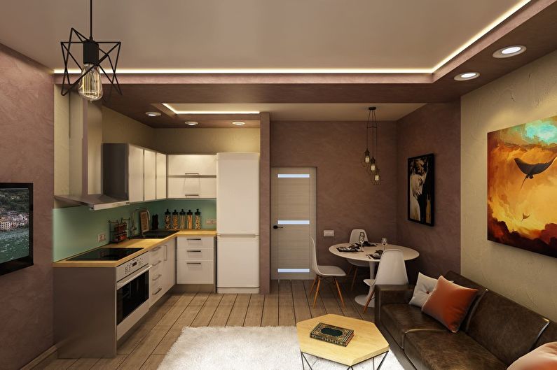 Proyecto de diseño de la sala de estar 