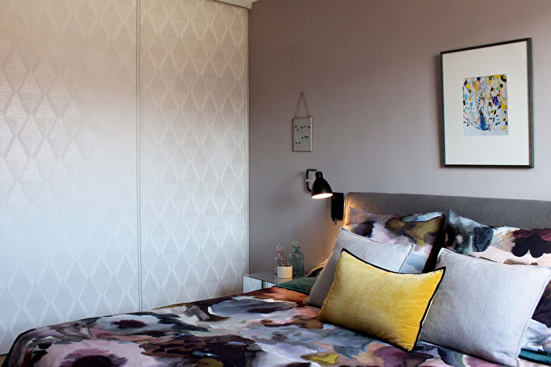 Beige bedroom in a modern style - Interior Design