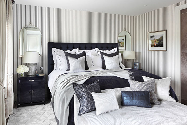 Interior design bedroom in a modern style - photo