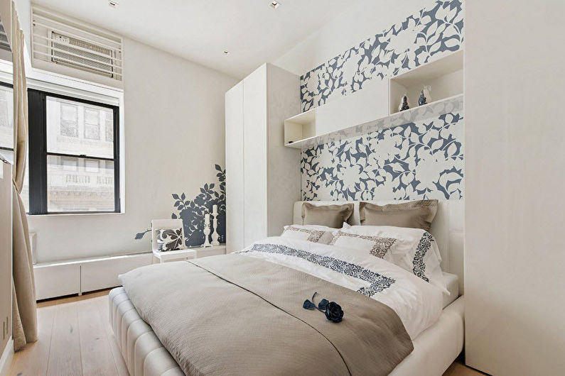Interior design bedroom in a modern style - photo
