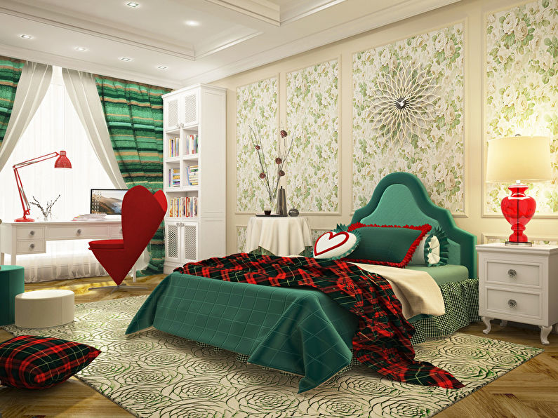 Design project of the bedroom 