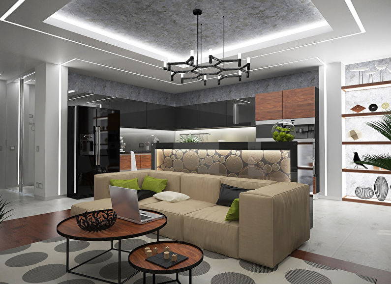 Kitchen-living room 