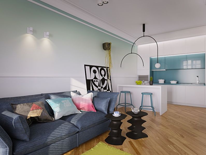 Kitchen-living room 