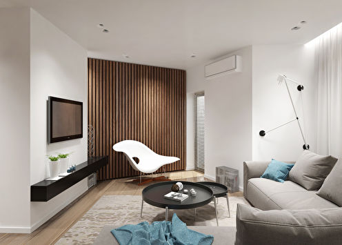 Kitchen-living room in a modern style