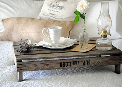 Furniture from pallets: 60 beautiful ideas