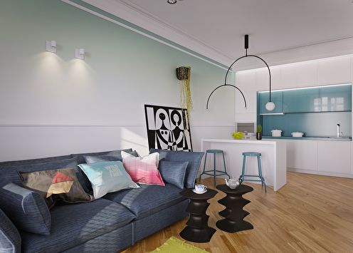Kitchen-living room 