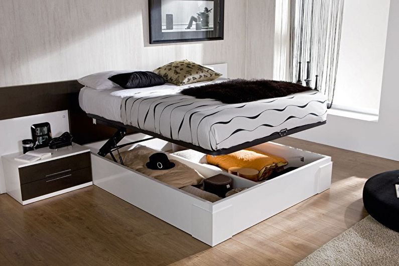 Types of Double Beds by Design Type - Double bed with lift