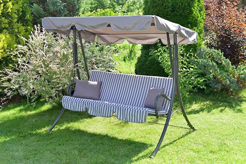 Types of swings for summer cottages - Garden swings for a relaxing holiday