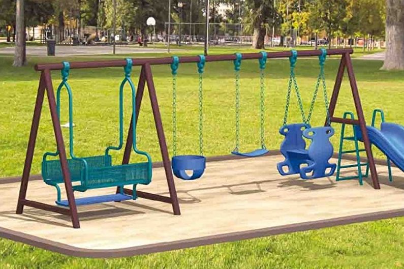 Types of swings for summer cottage - Swing for outdoor activities