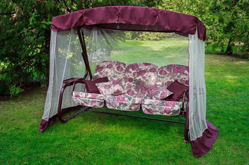 Swing for a summer residence - Original swing and their equipment