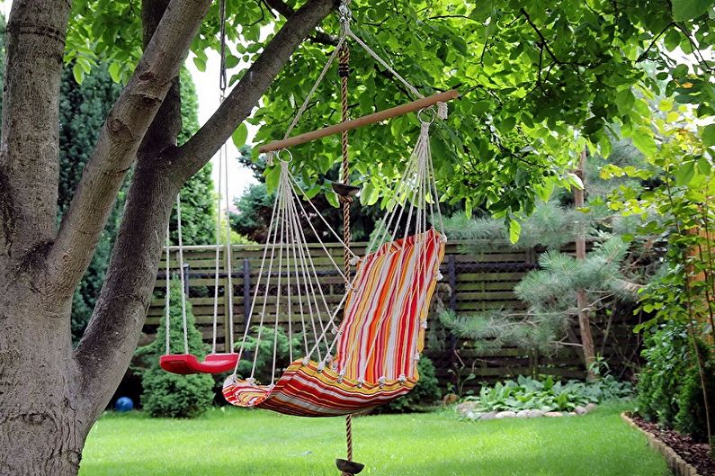 Swing for a summer residence - Original swing and their equipment