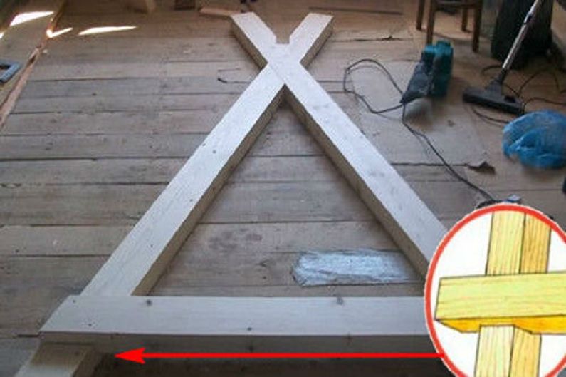 DIY wooden garden swing