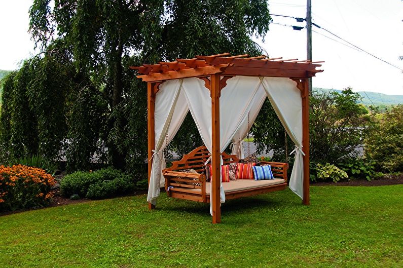 Swing for a summer residence - photo