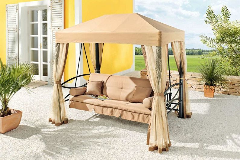 Swing for a summer residence - photo
