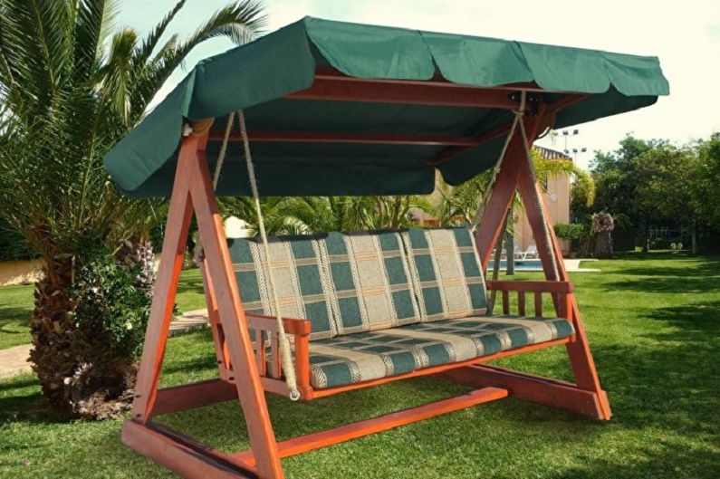 Swing for a summer residence - photo
