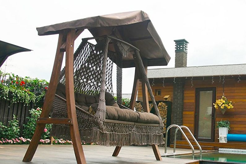 Swing for a summer residence - photo